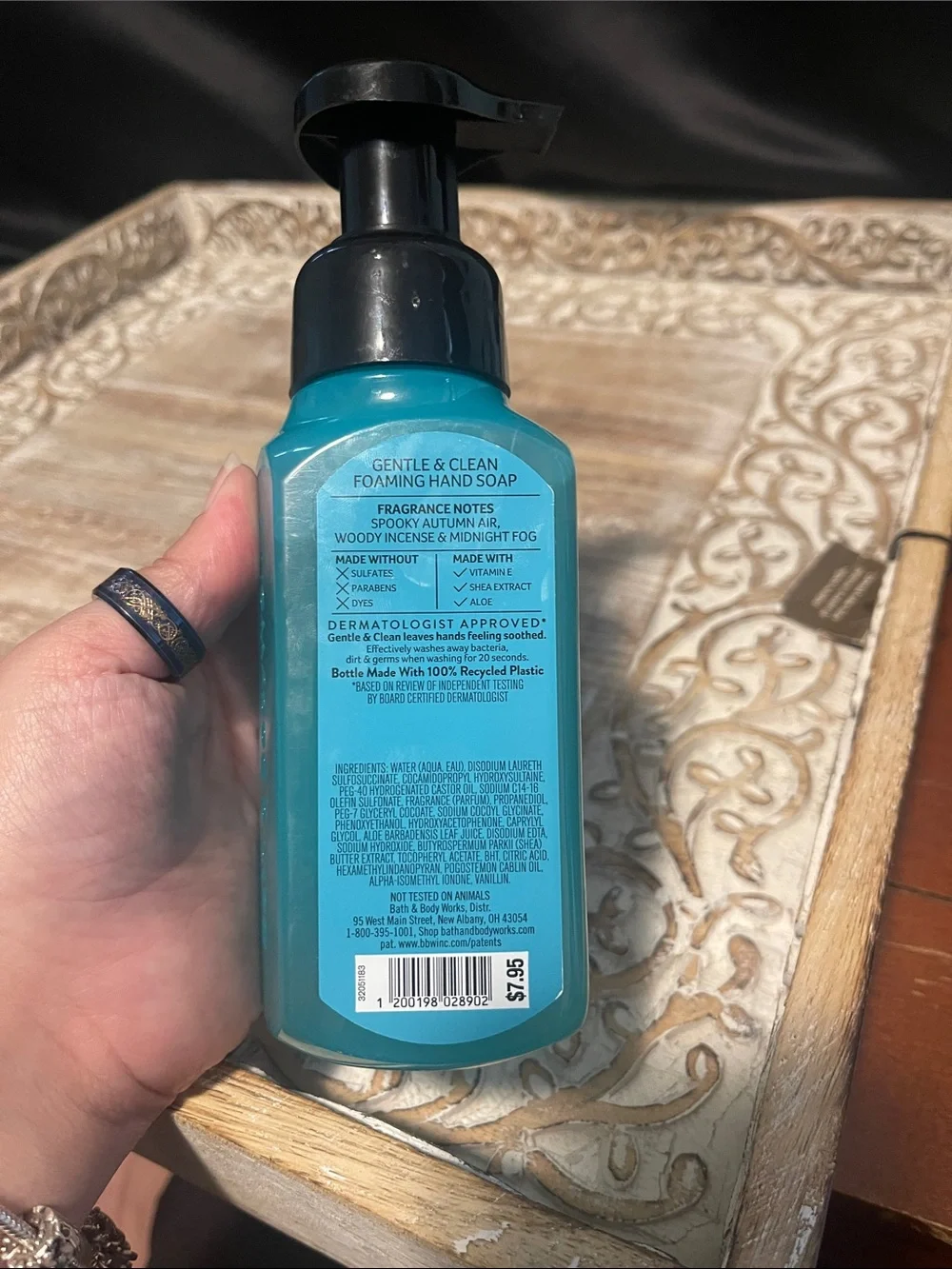 Bath & Body Works Carnival Fog Foaming Hand Soap - Teal & Black